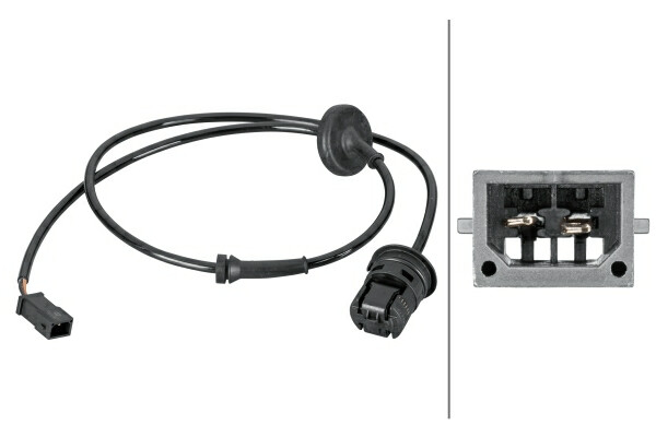 Ilustracja 6PU012806-901 HELLA CZUJNIK ABS VW PASSAT 96-05 TYŁ